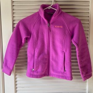 Columbia Vibrant Pink Fleece Jacket